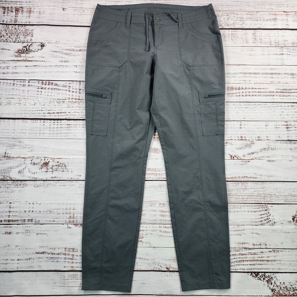 Kuhl‎ Splash Cargo Pants Womens 14 Reg Gray Hiking Outdoor Utility 6276 Ripstop
